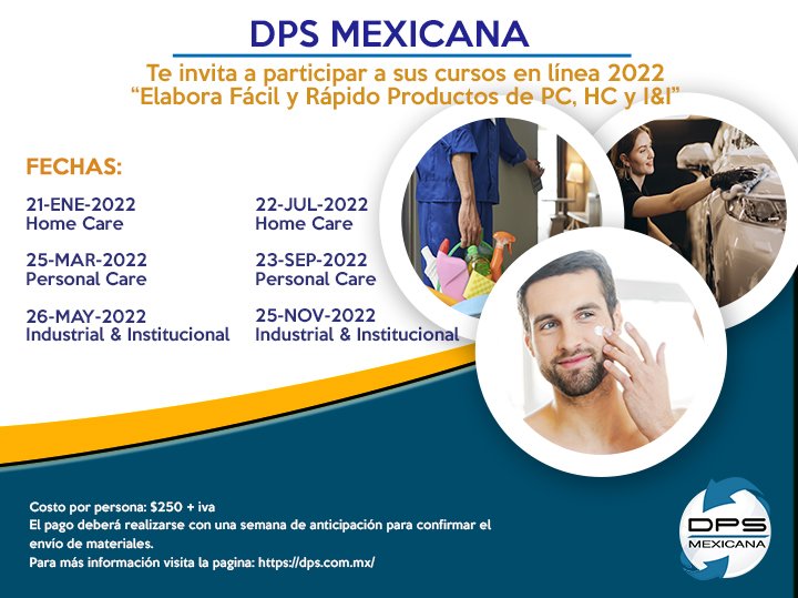 DPS MEXICANA te invita a los cursos en línea 2022.