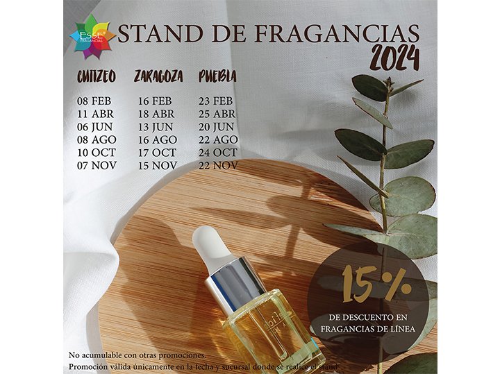 STAND DE FRAGANCIAS 2024